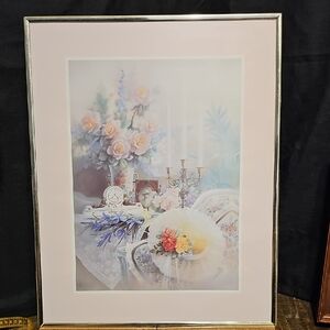 Floral Still Life Framed Art 16 X 20